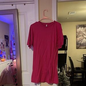 Fashion Nova Pink Midi Dress